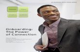 Onboarding: The Power of Connection€¦ · SUCCESSFACTORS / WHITE PAPER OnbOARding: ThE POwER OF COnnECTiOn COnnECTiOn 2. ... management today, as 66 percent of organizations have