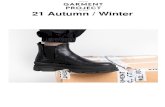 Lookbook - 21 Autumn / Winter · 2021. 1. 4. · Lookbook - 21 Autumn / Winter Style name: City Hiker Warm Lining - Black Nubuck Style no: GPW2242-999 Quality: Nubuck Type: Boots