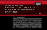 Chapter Eleven DUAL NATURE OF RADIATION AND MATTER · 2020. 4. 23. · 387 Dual Nature of Radiation and Matter particles. They were found to travel with speeds ranging from about