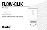 LIT-366 Flow-Clik Owners Manual - Hunter Industries€¦ · 2 3. 3 2 1. 4 6 5 7 8. This section will give you a brief overview of some of the components of the Flow-Clik system. Each