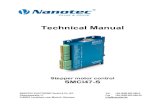 Technical Manual - CA800.compicture.ca800.com/picture/2012/download/2010-12-31/... · 2010. 12. 31. · Technical Manual Stepper motor control SMCI47-S NANOTEC ELECTRONIC GmbH & Co.