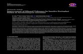 ImprovementofEthanolTolerancebyInactiveProtoplast Fusionin … · 2020. 1. 20. · For protoplast fusion, equivalent amounts (1×108cfu/ mL) of heat- or UV-inactivated protoplast