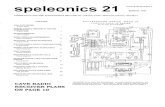 speleonics 21 · 2019. 5. 25. · SPELEONICS 21 VolumeVI,Number1March,1997 SPELEONICS ispublished quarterly (sometimes irregularly) bytheCommunication andElectronics Section oftheNational