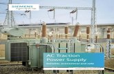 AC Traction Power Supply - Siemens...self-commutated Sitras SFC plus directly converts three-phase AC from the public grid to the single-phase AC required for the traction power supply