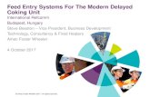 Feed Entry Systems For The Modern Delayed Coking Unit...DeltaValve –Amec Foster Wheeler Alliance In March 2016 DeltaValve and Amec Foster Wheeler entered into an alliance to promote,