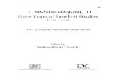 Sixty Years of Sanskrit Studies - Sheldon PollockSixty Years of Sanskrit Studies: Vol. 2 260 but also Bengali and Tamil. Sanskrit plays a major role in religious studies, and is often