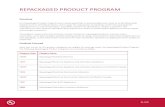 REPACKAGED PRODUCT PROGRAM - UL · 5/19/2017  · UL.com REPACKAGED PRODUCT PROGRAM . Overview . UL's Repackaged Product Program was created specifically to accommodate your need
