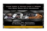 Stoic Week Handbook - Modern StoicismStoic Week Handbook 1 Live Like a Stoic for a Week Monday 25th November 2013 – Sunday 1st December 2013 The Stoic Week 2013 Handbook Download