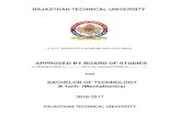 3rd & 4th Semester of Mechatronics Syllabus · 2016. 11. 8. · isotropic hookean material, anisotropy and orthotropic, thermal stresses, composite bars, simple elastic, plastic and