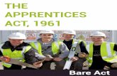 THE APPRENTICES ACT, 1961 - KopyKitab · 2018. 10. 1. · APPRENTICES ACT, 1961 3 1[(aa)] “apprentice” means a person who is undergoing apprenticeship training 2[***] in pursuance