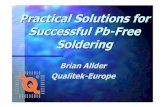 QUALITEK Practical Solutions - PRINTED · 2009. 2. 4. · Standards Currently in Draft Format IPC -J-STD -002: Solderability Tests for Component Leads, Terminations, Lugs, Terminals