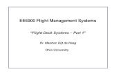 EE6900 Flight Management Systems · 2018. 4. 22. · EE6900 Flight Management Systems “Flight Deck Systems –Part 1 ... B787 Display Units From: B787, Flight Crew Operations Manual