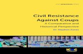 Civil Resistance Against Coups - ICNC...coup resistance, the causal processes of various coup resistances, and the di˜ erences between six di˜ erent kinds of coup resistance, this