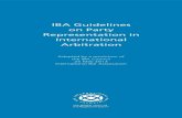 IBA Guidelines on Party Representation in Int Arbitration....Von Wobeser y Sierra, SC México DF, México Alvin Yeo Wong Partnership LLP Singapore. iv About the IBA Arbitration Committee