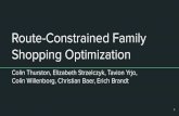 Route-Constrained Family Shopping Optimization Faculty Presentation.pdfApplication must be intuitive and easy to read 5. Conceptual Design Diagram 6. Project Plan - Tasks ... Completion
