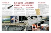 THE MASTO LUBRICATOR ATTACKS WIRE ROPES INTERNALLY … · 2016. 11. 2. · Masto-lubricated wire ropes on lifeboats, cranes, and deep diving equipment, for example can be certified