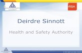 Deirdre Sinnott - RSA.ie Safety/Driving for Work/Deirdre... · Deirdre Sinnott Health and Safety Authority ‘Driving for Work’ Seminar ...