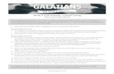 Week 2: GALATIANS – Gospel Living Discussion Questions...• Paul writes to the Galatians full of concern, because, in an nutshell, the outsiders are saying don’t trust Paul, you’re