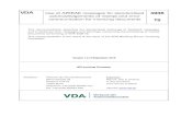 VDA Use of APERAK messages for standardised 4938 · 2017. 5. 5. · If APERAK messages are only to be generated and sent to the invoice sender in the event of an error, the parties