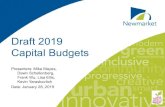 Draft 2019 Capital Budgets - Newmarket of... · 2019. 1. 29. · Capital Budgets Presenters: Mike Mayes, Dawn Schellenberg, Frank Wu ... Update budget recommendations 3. Project reconsiderations