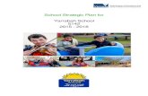 School Strategic Plan for Yarrabah School 5142 2015 - 2018 · 2017. 2. 28. · Yarrabah school Values: Tolerance Respect Integrity Care and Support Environmental Context Social –