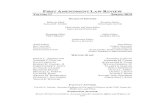 VOLUME 17 SPRING 2019 - First Amendment Law Review · 2019. 5. 19. · FIRST AMENDMENT LAW REVIEW VOLUME 17 SPRING 2019 BOARD OF EDITORS Editor-in-Chief Executive Editor SARAH M.