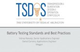 TSDOS 2020 - Battery Testing Standards and Best Practices...NETA ATS & MTS NERC PRC-005 Reliability tsdos.org Standards and Regulations tsdos.org Safety Standards NFPA 1 Chapter 52