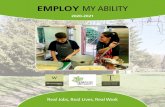 EMPLOY MY ABILITY - Thorngrove Garden Centre · 2020. 7. 6. · Pearson BTEC Level 2 Award in Barista Skills This qualification is designed to give learners the knowledge and skills