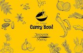 CB Menu for web copy - Sri Lankan Curry Bowl · 2020. 7. 25. · dish served on a bed of basmati rice and kachumber salad. (calamari, spring onion, paprika, butter, chili flakes,