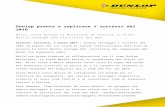 Dunlop Rolls Out a New Brand Platform - The NewsMarketpreview.thenewsmarket.com/.../GTR/DocumentAssets/465999.docx · Web view– Dunlop festeggia i successi del 2016 ed espone nel