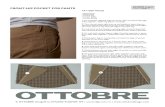 OTTOBRE design® FRONT-HIP POCKET FOR PANTS · 2018. 4. 23. · PATTERN PIECES • pants front • pants back • pocket bag • corner piece • pocket facing 1. Pin and stitch diagonal
