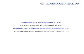 TIMONERIA EXTENSIBLE T3/ T3 EXTENSIBLE DRIVING BAR/ … driving bar manual.pdftimoneria extensible t3/ t3 extensible driving bar/ barre de commande extensible t3/ ausziehbare auslÖsegestÄnge