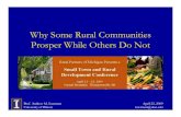 Why Some Rural Communities Prosper While Others Do Not · Kurt Vonnegut, Breakfast of Champions, 1973, p. 2. April 22, 2009 isserman@uiuc.edu Prof. Andrew M. Isserman University of