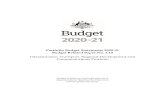 Infrastructure, Transport, Regional Development and ......Portfolio Budget Statements (October) Portfolio based Corporate Plan (August) Entity based Supports Annual Appropriations.