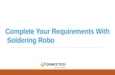 Complete Your Requirements With Soldering Robo
