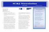 IC&J Newsletter...Dr. Jana Arsovska Program Director MA Program in International Crime & Justice FALL 2017 3 IC&J Alumni and Student Involvement Great news! Our very own IC&J and ACTOCS