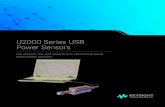 U2000 Series USB Power Sensors - Data Sheet · 2019. 12. 17. · Intuitive power analysis software The U2000 Series is supported by the Keysight BenchVue software and BV0007B Power