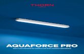 AQUAFORCE PRO - Thorn Lighting...P3-topactive 500 (cleaner, acid solution with tenside) from ECOLAB P3-topax 990 (neutral disinfectant; basic alkylaminacetat) from ECOLAB PU-5408H,