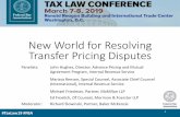 New World for Resolving Transfer Pricing Disputes · 2019. 3. 5. · #TaxLaw19 #FBA The Canadian Transfer Pricing Landscape • Transfer pricing is a key tax compliance issue for