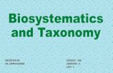 Biosystematics and Taxonomy - … and Taxonomy.pdfThe term biosystematics was coined by W. H. Camp and C. L. Gilly (1943). Blackwelder and Boyden (1952) gave a definition that ^ Ç