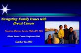 Navigating Family Issues with Breast Cancergbcc.kr/upload/SY08-2_Frances M. Lewis.pdf“We haven’t really discussed it (the cancer). We really haven’t talked a lot about it. I