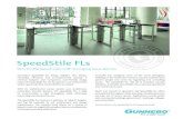 SpeedStile FLs · 2018. 12. 12. · access. The SpeedStile FLs, like all of Gunebo’s security solutions, is durable and reliable, thus reducing operational and maintenance costs.