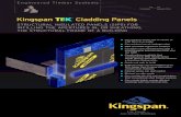 STRUCTURALINSULATEDPANELS(SIPS)FOR ... Cladding Panel...KingspanTEK®CladdingPanels. KingspanTEK®CladdingPanels are 142 mm thick structural insulated panesl (SIPs). Panels are connected
