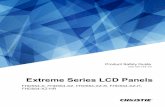 Extreme Series LCD Panels...• Extreme Series External Commands (P/N : 020-001767-XX) • Extreme Series Service Guide (P/N : 020-001733-XX) • LCD Panels Color Matching Guide—UHD654-X-HR,