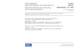 IEC 60068 2 40 Basic Environmental Testing Procedures Part 2 … · 2019. 3. 16. · IEC 60068-2-40 Première édition First edition 1976-01 PUBLICATION FONDAMENTALE DE SÉCURITÉ