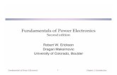 6 Electronics - uliege.beDragan Maksimovic University of Colorado, Boulder Fundamentals of Power Electronics Chapter 1: Introduction 1.1 Introduction to Power Processing Power input