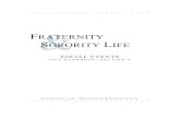 FRATERNITY SORORITY LIFE · 2020. 1. 16. · Fraternity & Sorority Life Handbook, Section Four: Social Events 3 chapter alumni/ae and invited guests where the number of alumni/ae