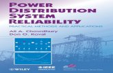 Power Distribution System Reliabilitypowerunit-ju.com/wp...Reliability_distribution.pdf · 1.2 Reliability Assessment of Power Systems 2 1.2.1 Generation System Reliability Assessment