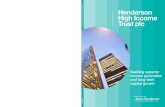 Henderson High Income2019+annual... · 2020. 4. 16. · Henderson High Income Trust plc Annual Report 2019 2. Challenges for UK Income Investors Dividend income is becoming increasingly
