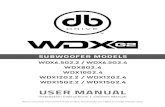 SUBWOOFER MODELS - DB Drive · 2020. 5. 26. · 100% authentic DB Drive electronics and DB LINK wiring and accessories. Matching DB Drive amplifiers and Speakers with your state-of